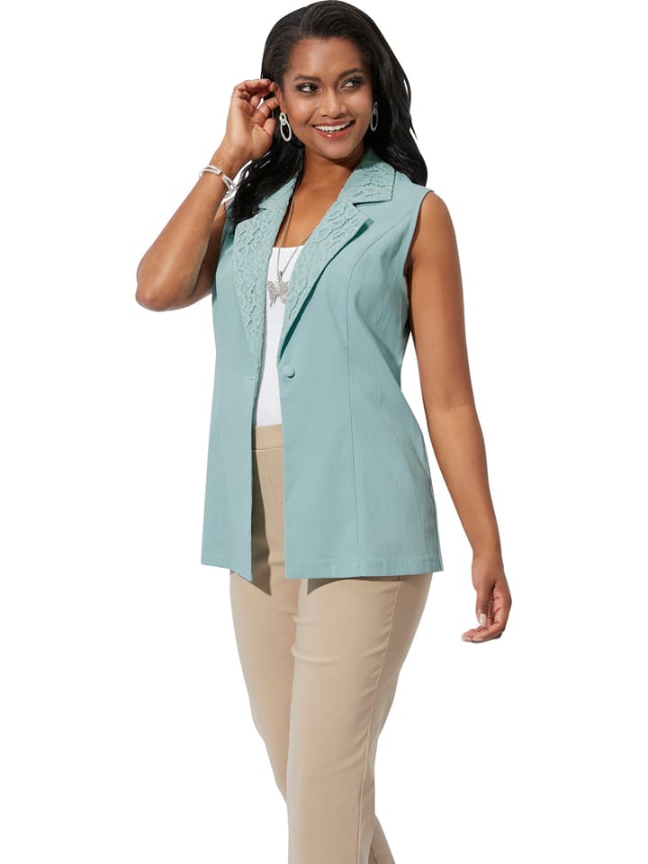 WITT WEIDEN Kamizelka w kolorze błękitnym rozmiar: 42