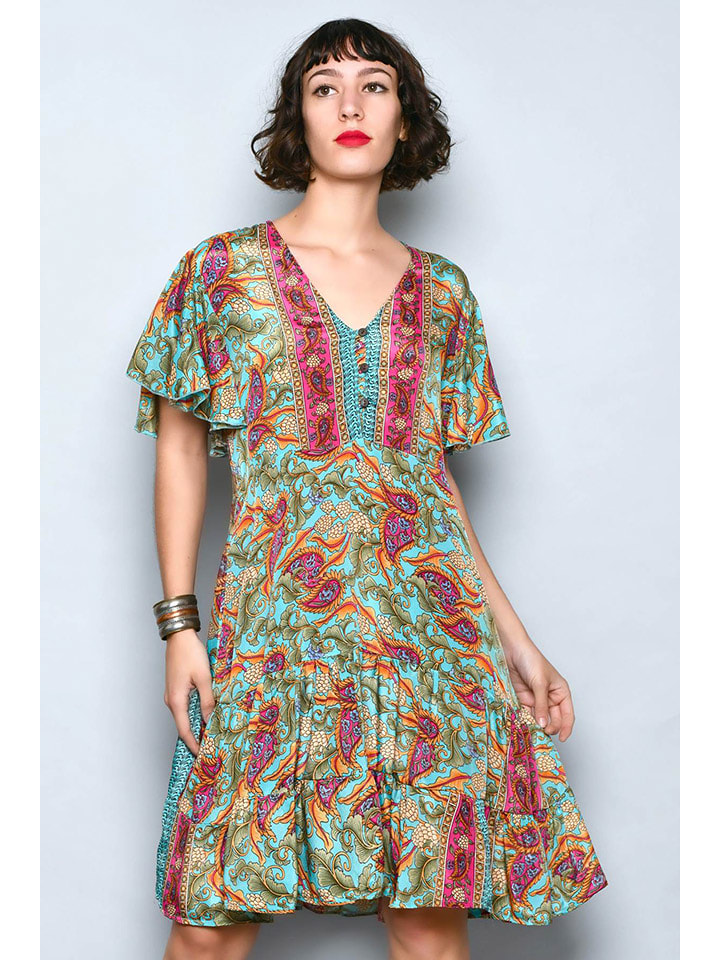 H.H.G. Sukienka ze wzorem rozmiar: S