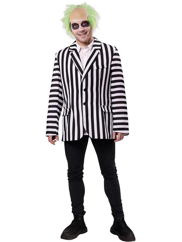 Party x People Kurtka kostiumowa "Beetle Bug" w kolorze czarno-białym rozmiar: 52