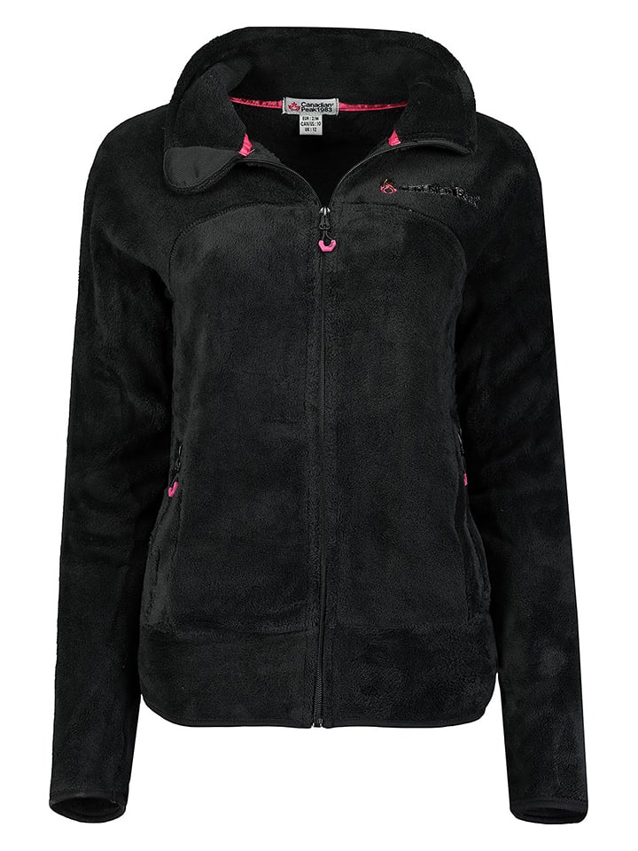 Canadian Peak Kurtka polarowa "Udilas" w kolorze czarnym rozmiar: S