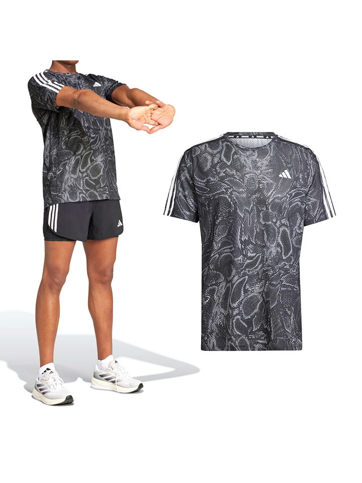 adidas Koszulka w kolorze szarym do biegania rozmiar: L