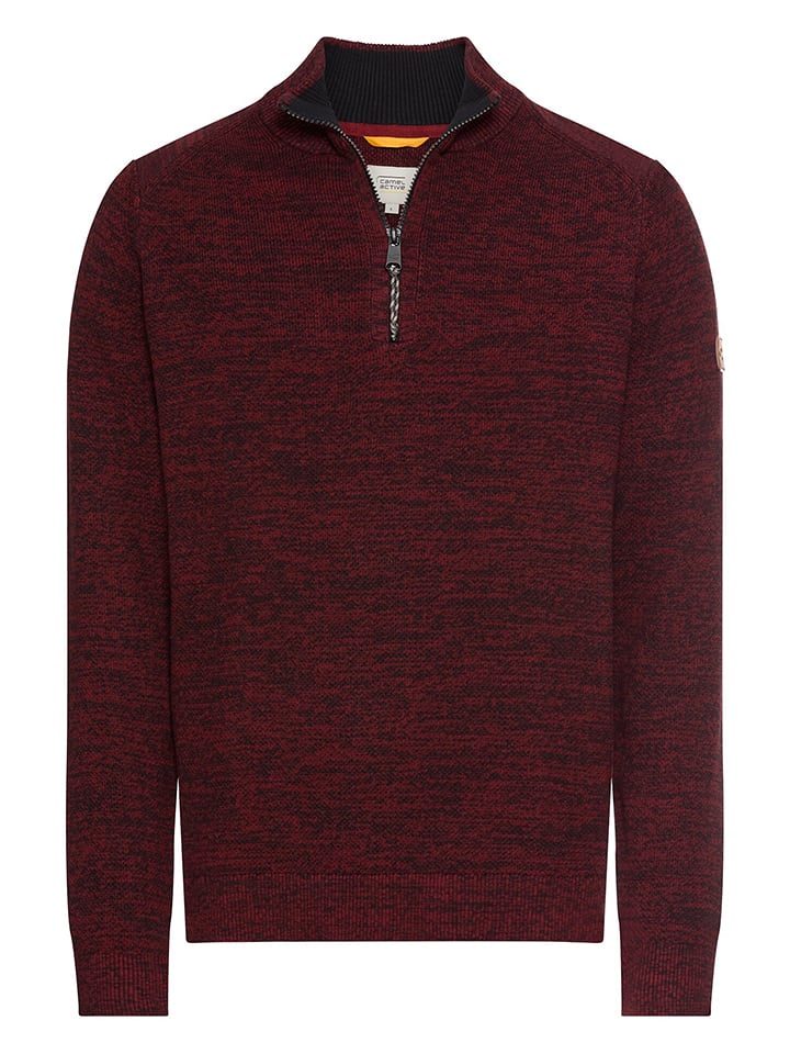 Camel Active Sweter w kolorze bordowym rozmiar: L