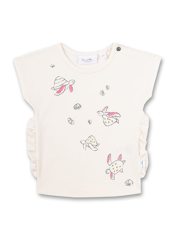 Sanetta Kidswear Koszulka w kolorze kremowym rozmiar: 74