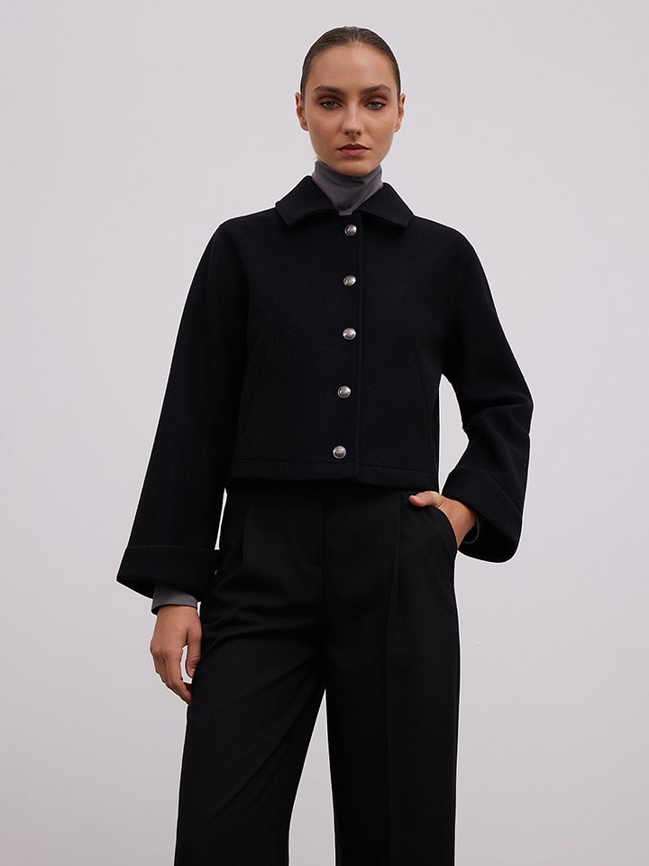 BGN Kurtka przejściowa w kolorze czarnym rozmiar: 40