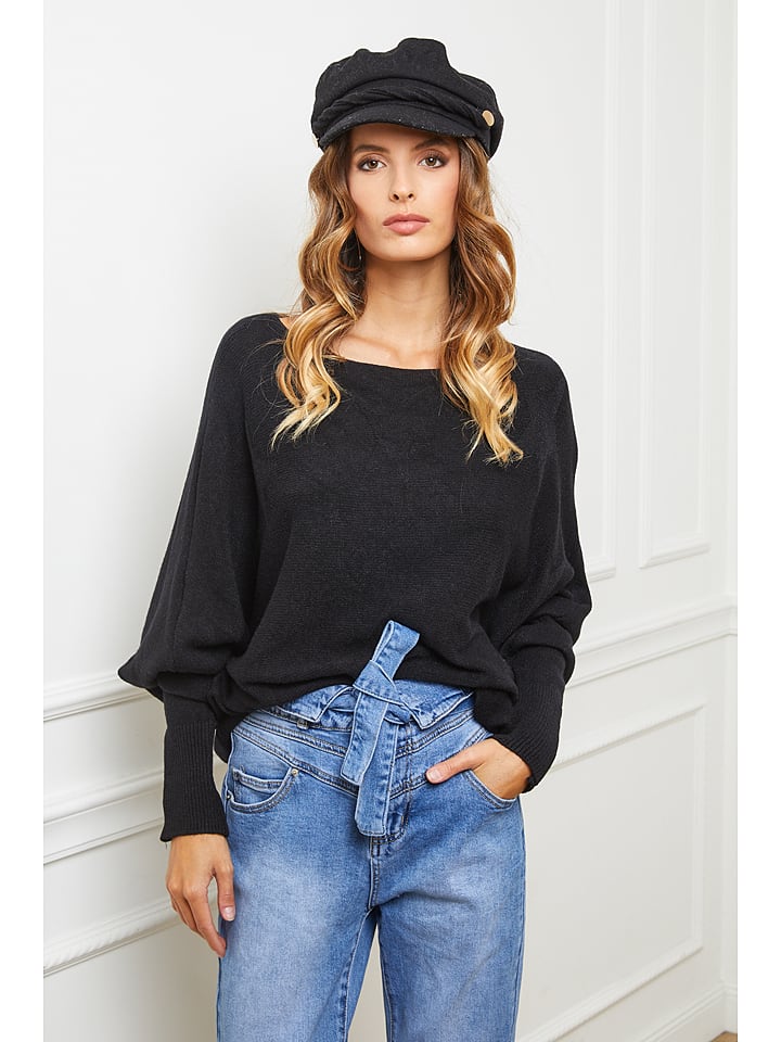 Joséfine Sweter "Egale" w kolorze czarnym rozmiar: XL