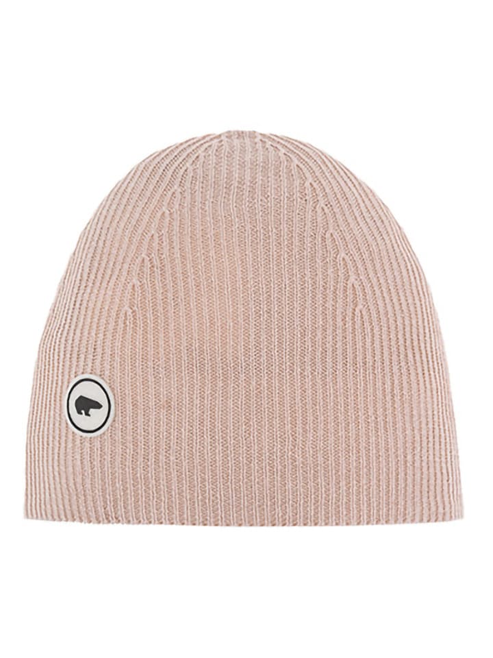 Eisbär Lniana czapka "Lin OS" w kolorze jasnoróżowym rozmiar: onesize