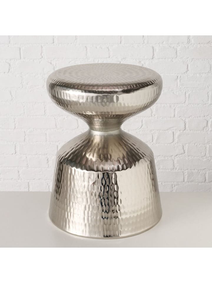 Boltze Stolik "Dipa" w kolorze srebrnym - wys. 49 cm rozmiar: onesize