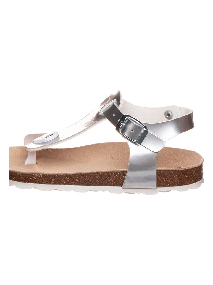 BIO PINGÜIN Sandały w kolorze srebrnym rozmiar: 29