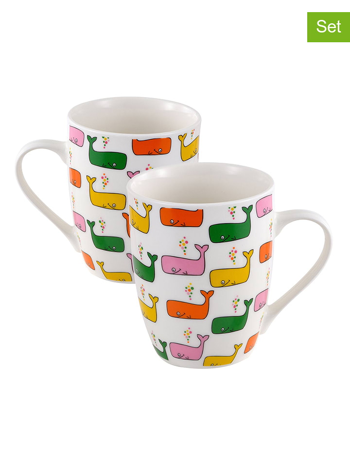 Benetton Kubki jumbo (2 szt.) ze wzorem - 360 ml rozmiar: onesize