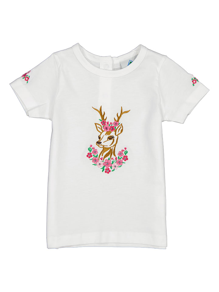 Isartrachten Koszulka w kolorze białym rozmiar: 98