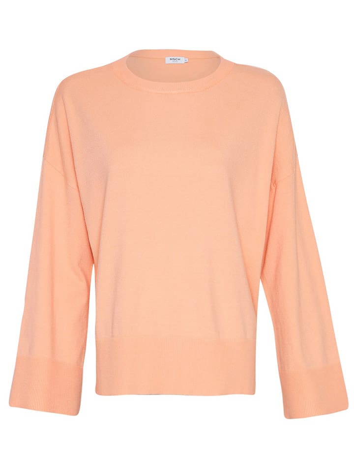 MOSS COPENHAGEN Sweter "Dalinda Rachelle" w kolorze łososiowym rozmiar: L/XL
