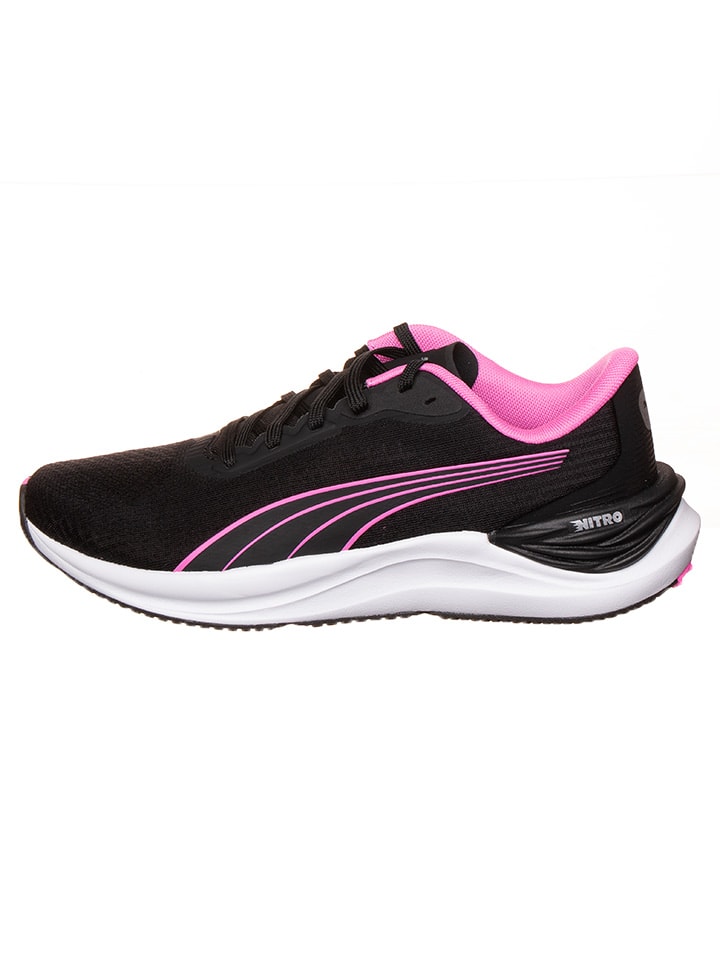 Puma Buty "Electrify NITRO 3" w kolorze czarno-jasnoróżowo-białym do biegania rozmiar: 36