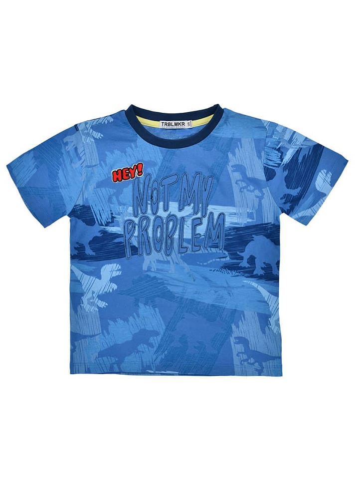 Bondi Koszulka "Not my Problem" w kolorze niebieskim rozmiar: 164