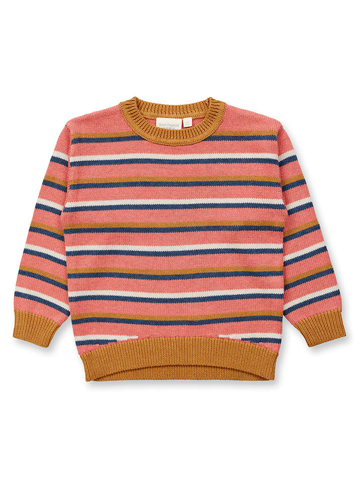 Sense Organics Sweter "Delia" w kolorze czerwonym rozmiar: 98