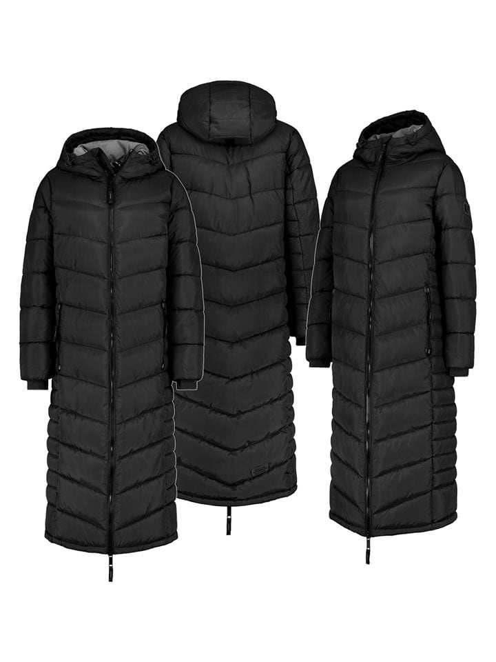 Sublevel Płaszcz pikowany w kolorze czarnym rozmiar: M