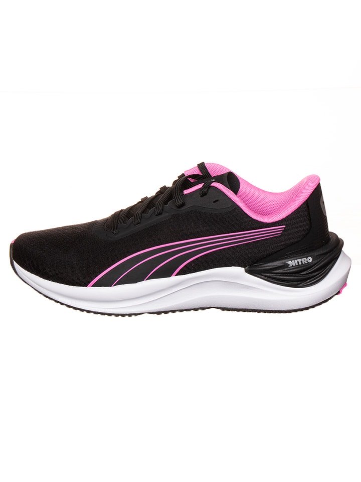 Puma Buty "Electrify NITRO 3" w kolorze czarno-jasnoróżowo-białym do biegania rozmiar: 38
