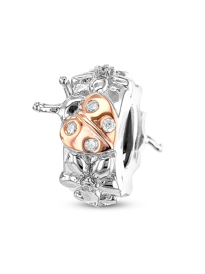 CHARM'S Pozłacany charms z cyrkoniami rozmiar: onesize