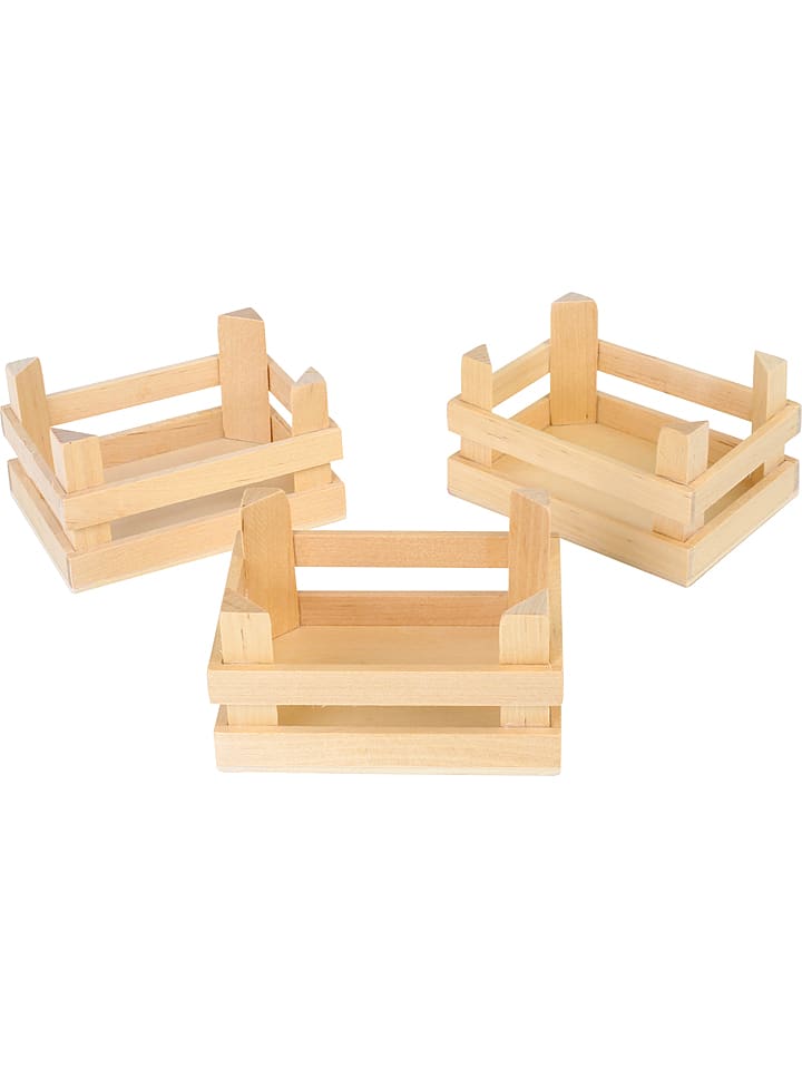 small foot Skrzynie (3 szt.) w kolorze białym - 3+ rozmiar: onesize