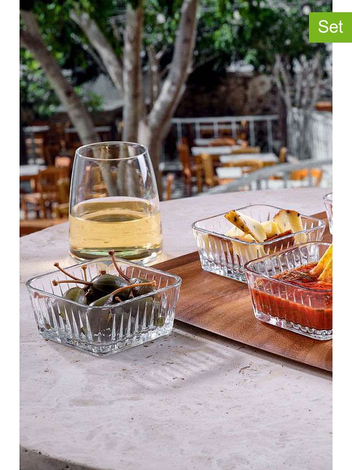 Violeta Home Słoiki (4 szt.) w kolorze szarym - 225 ml rozmiar: onesize