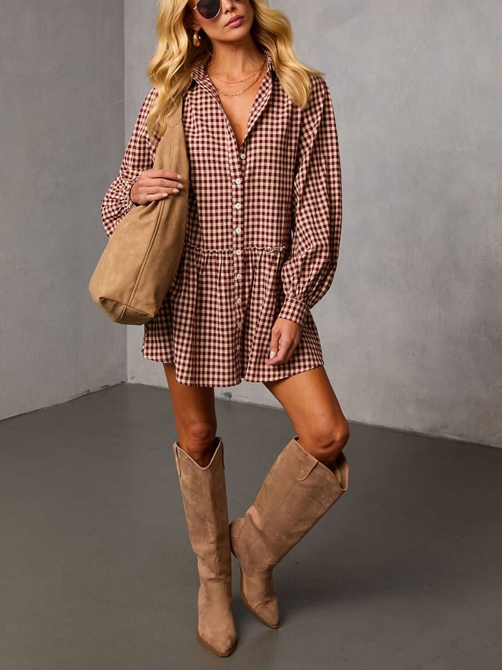 LA Angels Sukienka w kolorze beżowo-brązowym rozmiar: XL