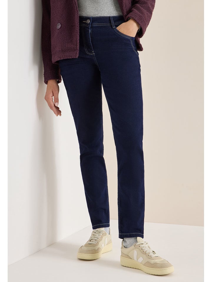 Cecil Dżinsy - Slim fit - w kolorze granatowym rozmiar: W33/L30