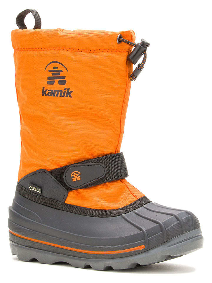 Kamik Kozaki zimowe "Waterbug 8" w kolorze pomarańczowym rozmiar: 27