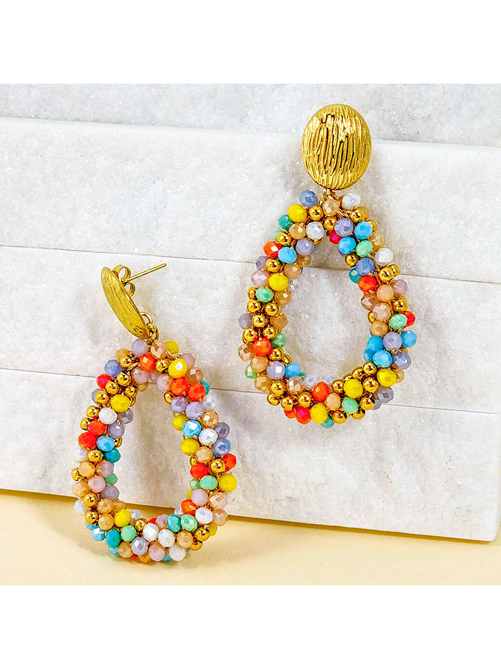 LA CHIQUITA Pozłacane kolczyki-wkrętki "Italian Valley" rozmiar: onesize