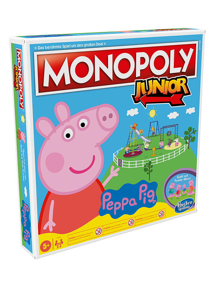 Peppa Pig Gra planszowa "Monopoly Junior: Świnka Peppa" - 5+ rozmiar: onesize