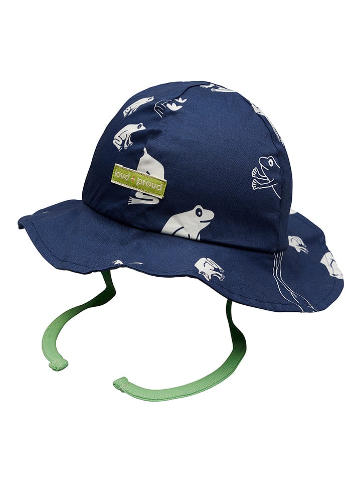 loud + proud Kapelusz przeciwsłoneczny w kolorze granatowym rozmiar: 86/92