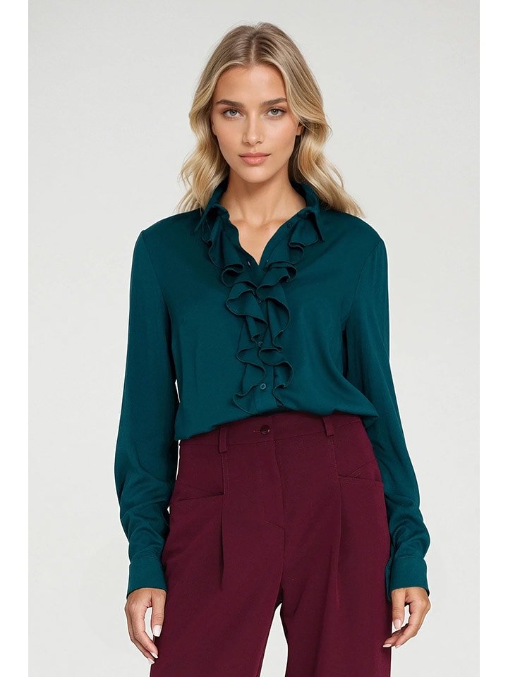 Nife Bluzka w kolorze niebieskim rozmiar: 42