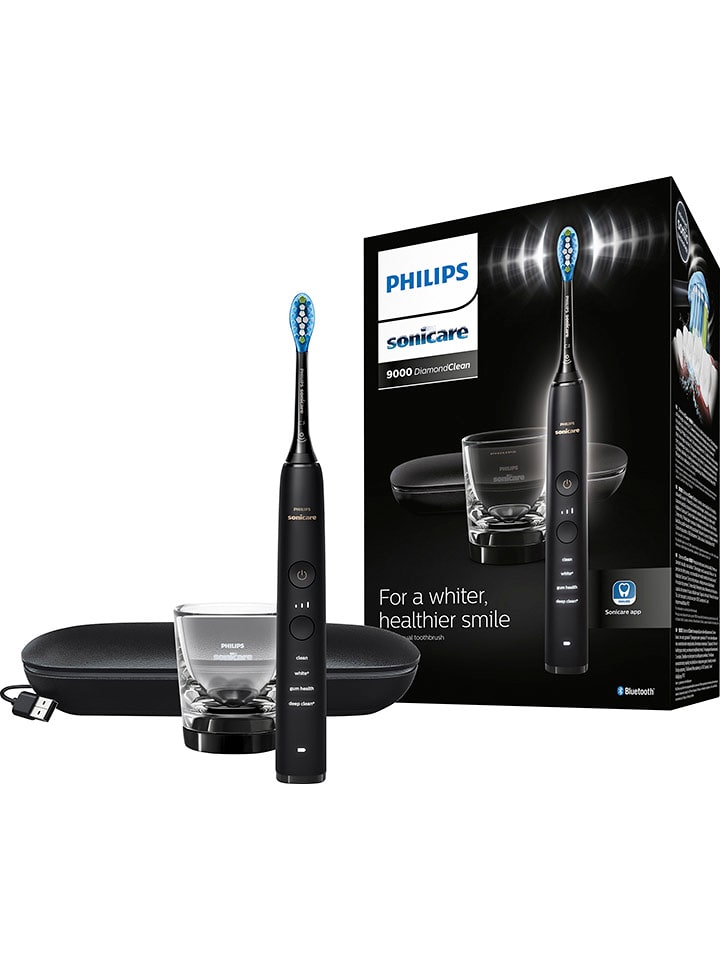 PHILIPS sonicare Szczoteczka soniczna "DiamondClean 9000" w kolorze czarnym rozmiar: onesize