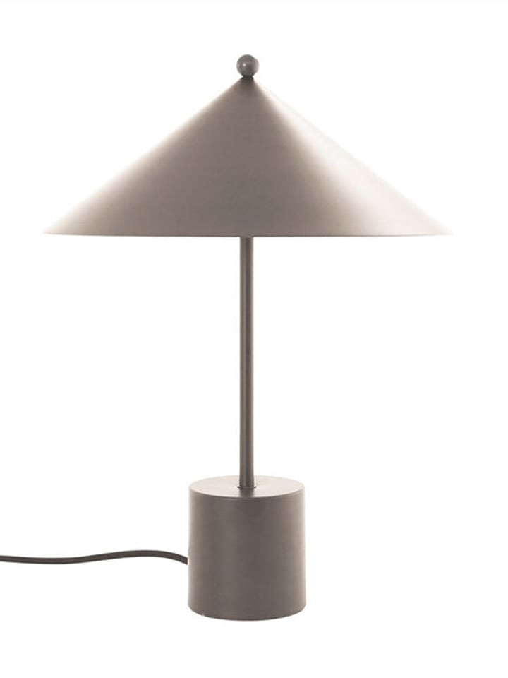 OYOY living design Lampa stołowa "Kasa" w kolorze szarobrązowym - wys. 50 x Ø 35 cm rozmiar: onesize