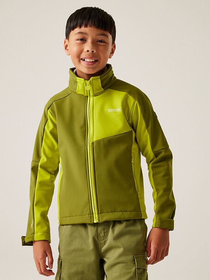 Regatta Kurtka softshellowa "AcidityVIII" w kolorze zielonym rozmiar: 176