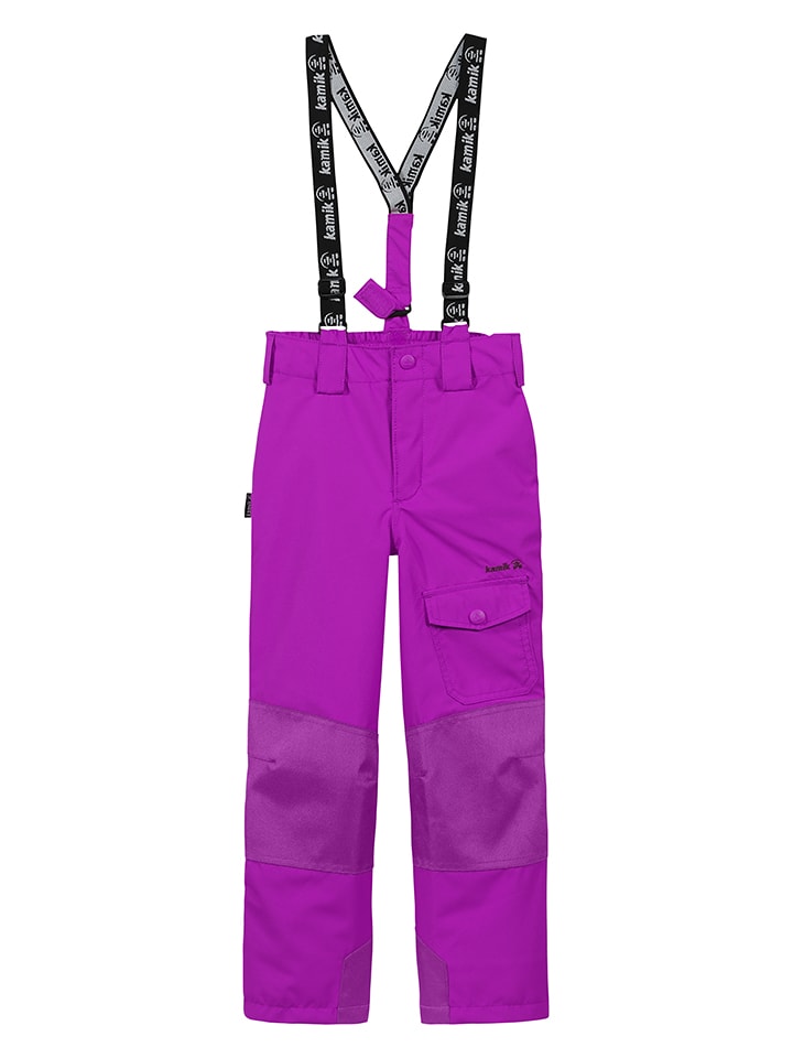 Kamik Spodnie funkcyjne "Blaze" w kolorze fioletowym rozmiar: 116