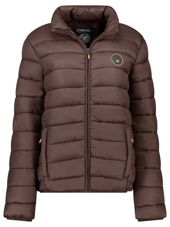 Geographical Norway Kurtka pikowana "Atikamap" w kolorze ciemnobrązowym rozmiar: XL