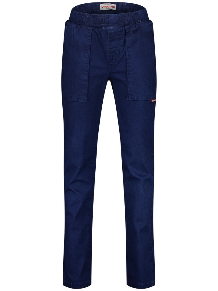 Vingino Spodnie chino w kolorze granatowym rozmiar: 110
