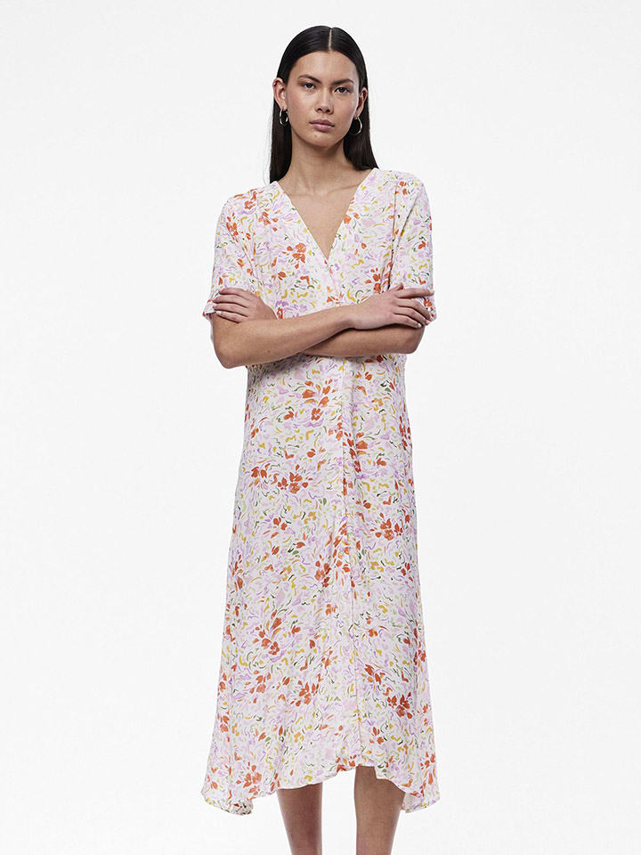 Pieces Sukienka w kolorze białym rozmiar: L