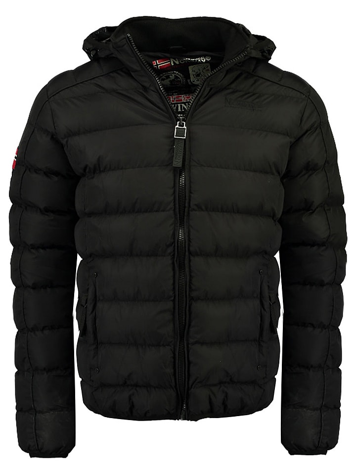 Geographical Norway Kurtka zimowa w kolorze czarnym rozmiar: XL