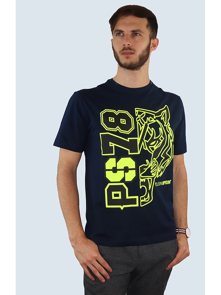 Plein Sport Koszulka w kolorze granatowym rozmiar: M