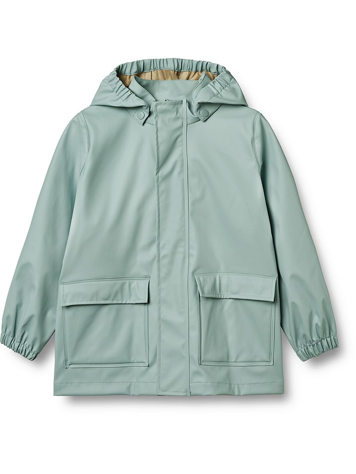 Wheat Kurtka przeciwdeszczowa "Ollo" w kolorze błękitnym rozmiar: 116