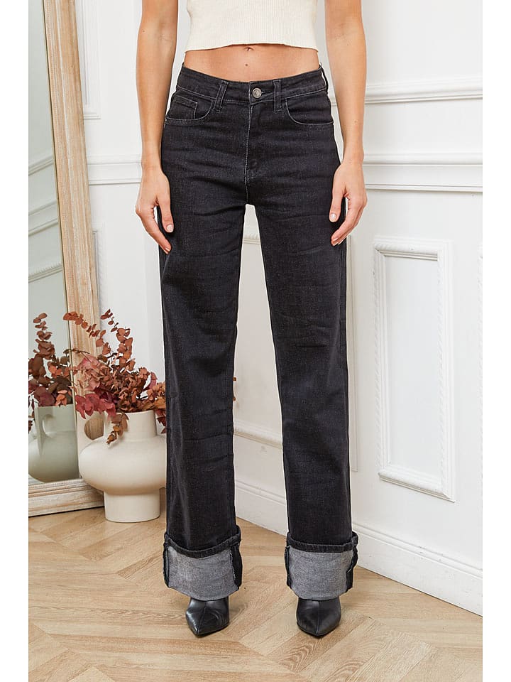 Joséfine Dżinsy "Djunia" w kolorze antracytowym rozmiar: 40