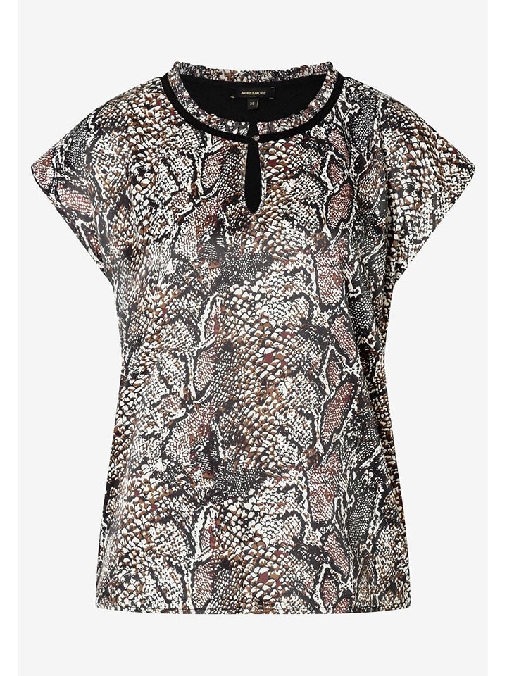 More & More Koszulka w kolorze czarno-szarym rozmiar: 44