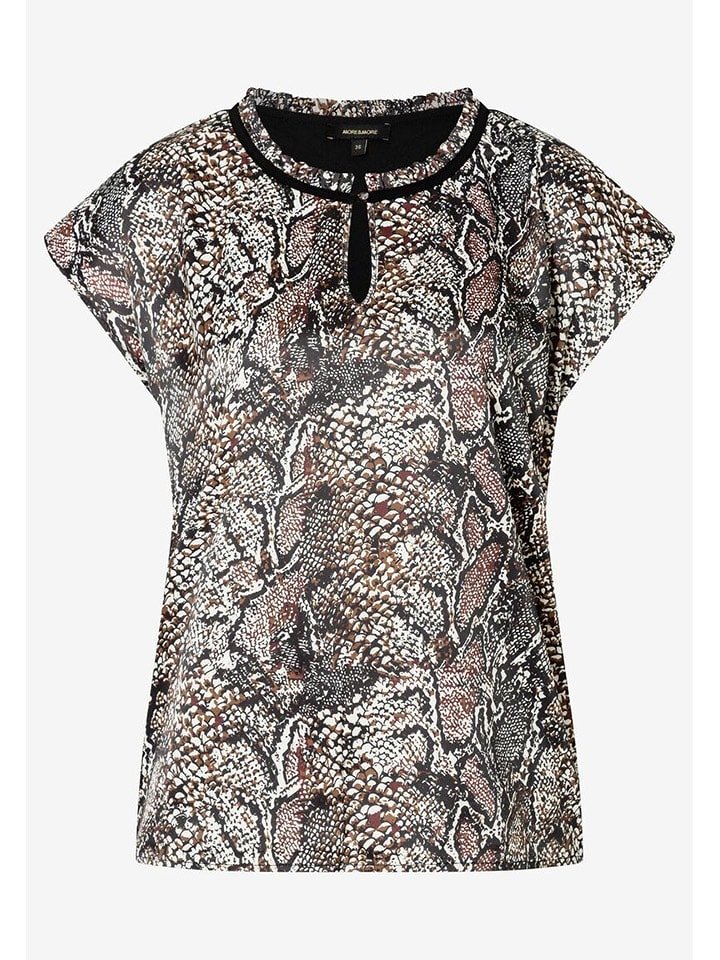 More & More Koszulka w kolorze czarno-szarym rozmiar: 44