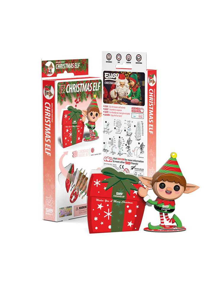 Eugy Zestaw 3D "Christmas Elf" do majsterkowania - 6+ rozmiar: onesize