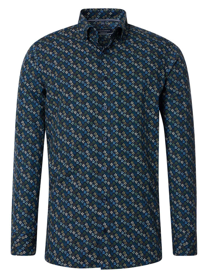CASAMODA Koszula - Casual fit - w kolorze granatowym rozmiar: XXL