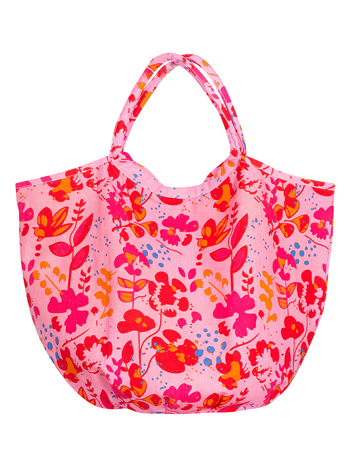 Overbeck and Friends Shopper bag "Viola" w kolorze jasnoróżowo-czerwonym - 63 x 45 x 29 cm rozmiar: onesize