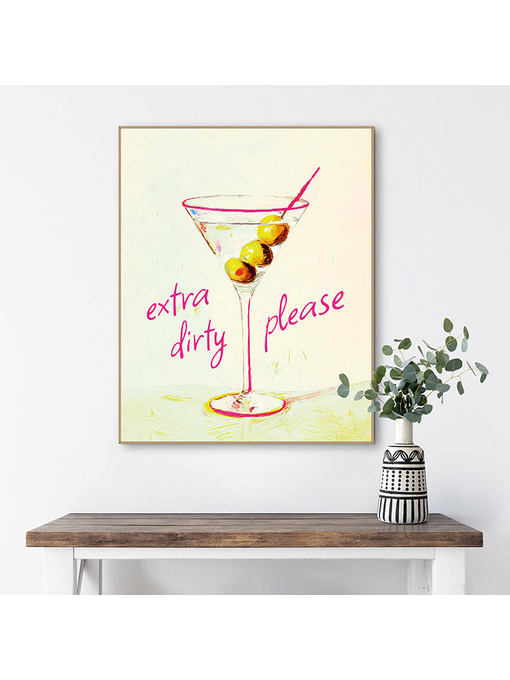 Orangewallz Druk artystyczny "Extra Dirty" w ramce rozmiar: 40x50 cm