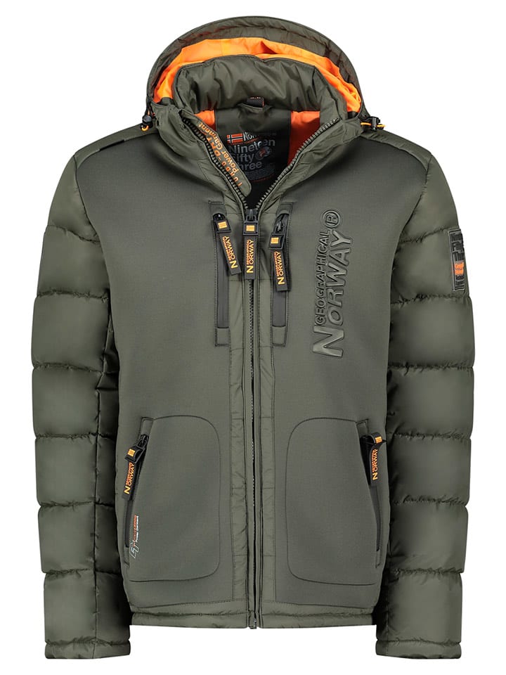 Geographical Norway Kurtka zimowa "Beachwood" w kolorze khaki rozmiar: 152