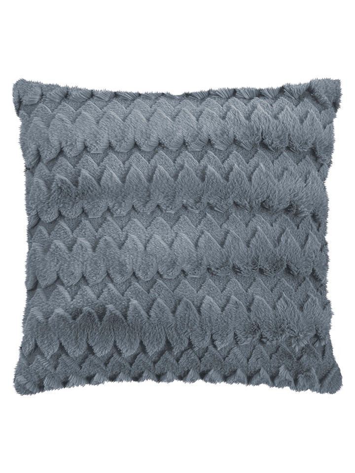 Magma Heimtex Poszewka "Plush" w kolorze szarym na poduszkę - 45 x 45 cm rozmiar: onesize