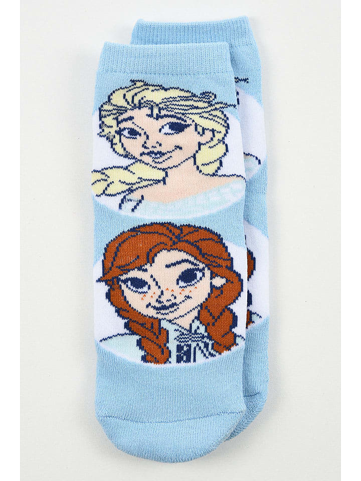 FROZEN Skarpety "Kraina Lodu" w kolorze błękitnym rozmiar: 31-34
